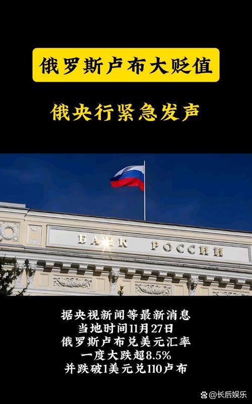 11月27日俄罗斯卢布兑美元汇率大跌超8.5%，央行紧急应对