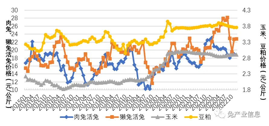 2023年9月份肉兔价格走势_2026獭兔养殖行情_獭兔价格趋势分析