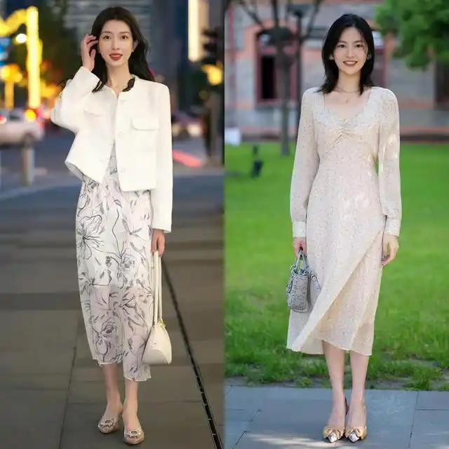 截短款上衣街拍趋势_杭州中年女性穿搭_短款上衣春季搭配