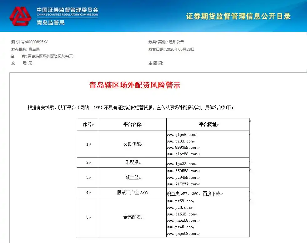 配资买股票_场外配资监管整顿 非法配资黑名单 投资者风险防范